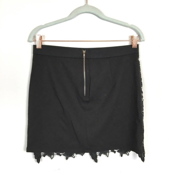 American Eagle AEO Vintage y2k black lace floral skirt Size 10 - Picture 2 of 7